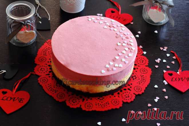 Сирник з полуничним мусом | Picantecooking