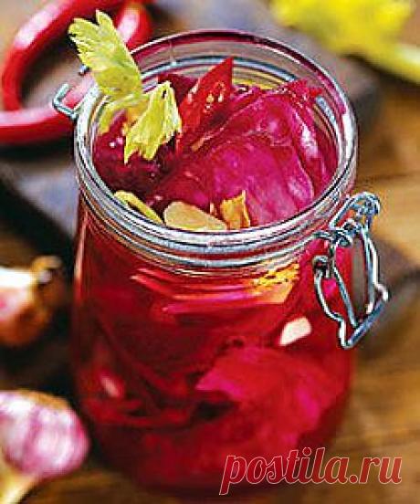 Быстрая квашеная капуста со свеклой | Ваши любимые рецепты