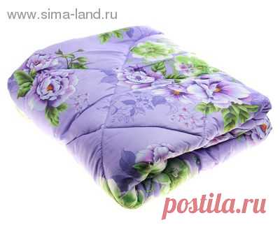 Одеяло Визави всесезонное Стандарт 140*205 см, овечья шерсть, микрофибра, купить оптом.