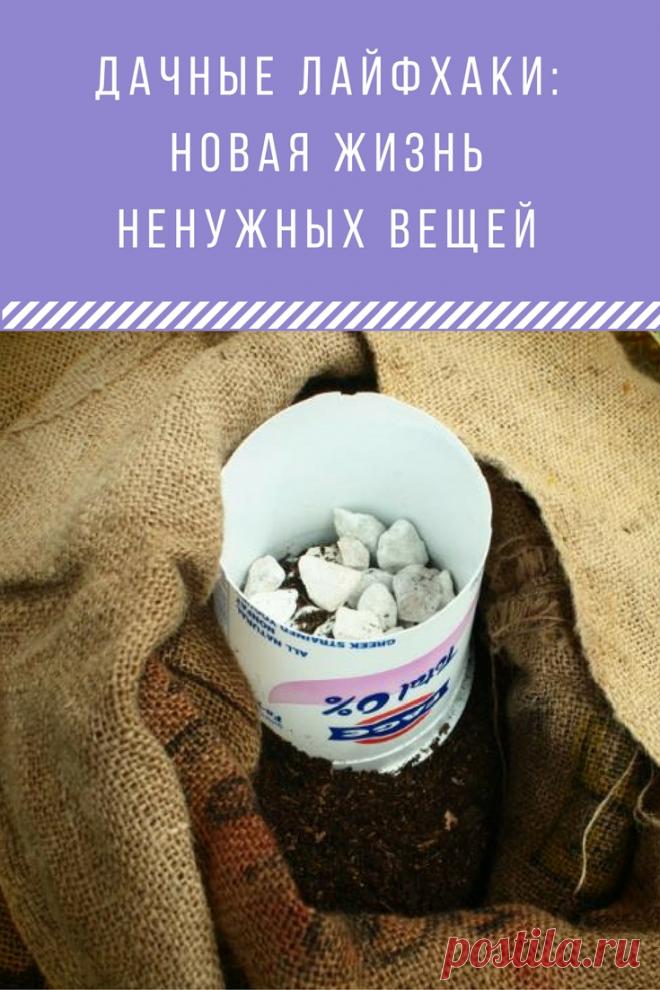 Дачные лайфхаки: новая жизнь ненужных вещей
