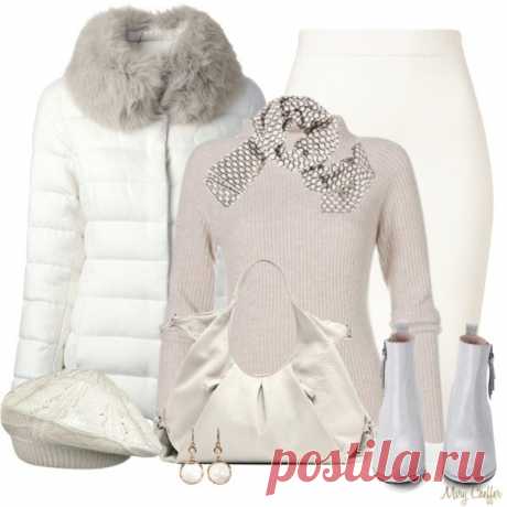 В ожидании снега: 10 белоснежных зимних look`ов » MAKATAKA