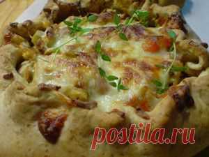 Провинциальный порционный пирог с курицей и овощами. Рецепт c фото, мы подскажем, как приготовить!