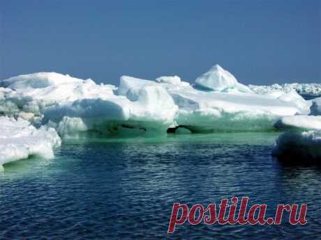 Охотское море.