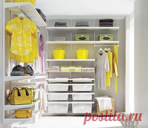 Как сделать гардеробную из кладовки »