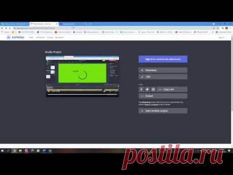 Самая крутая программа для монтажа видео на ютуб #kapwing
