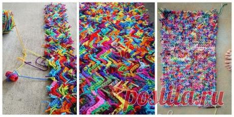 Уютные коврики своими руками: вяжем, вышиваем, мастерим из подручных материалов