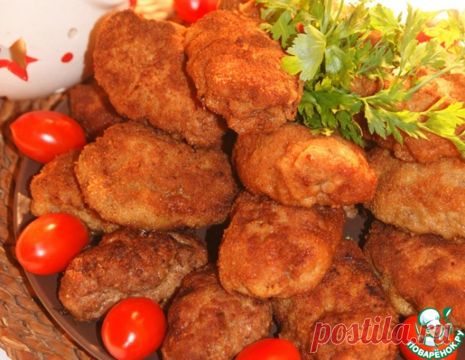 Рубленые зразы с грибным жюльеном – кулинарный рецепт