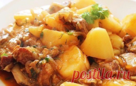 МЯСО С КАРТОФЕЛЕМ: