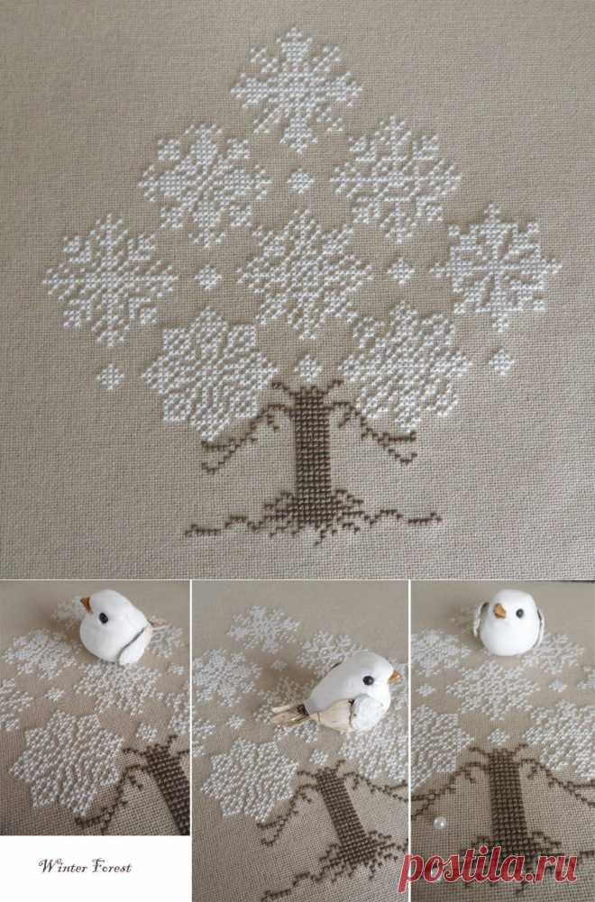 My Cross Stitch Corner: Winter Forest by The Cricket Collection