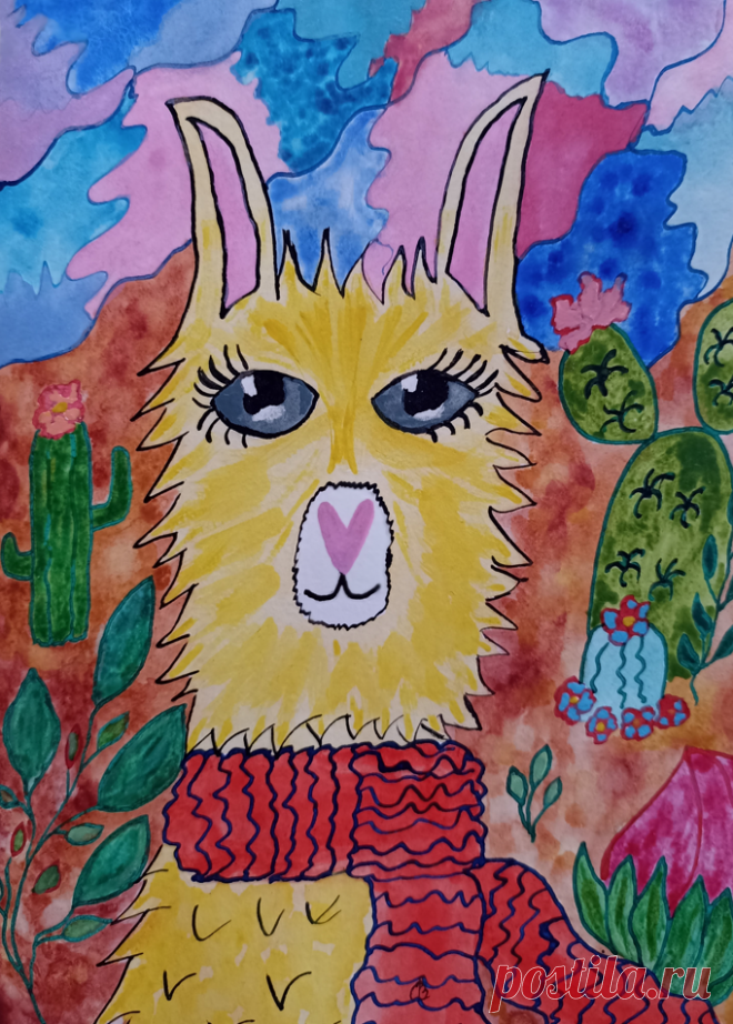 Возвращение в Перу. 

Автор и художник Вилена Салтыкова.