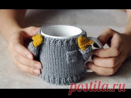 My Cute Mug! - Вязаный чехол на чашку
