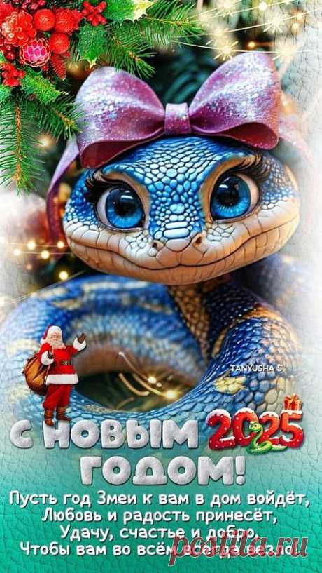 С НОВЫМ ГОДОМ ЗМЕИ 2025!