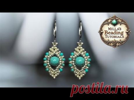 Easy Earrings Beading Tutorial 💎