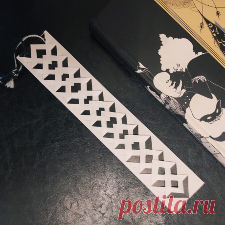 Закладка для книги из картона и бумаги | Креаликум