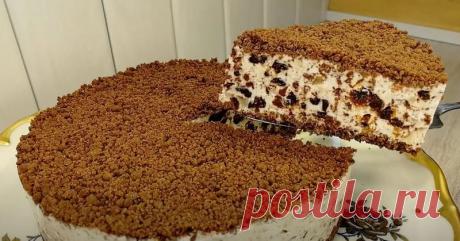 Торт из сметаны без выпечки Вкусный и простой в приготовлении торт из сметаны без выпечки. Тортик получается потрясающе вкусным, нежным и ярким.