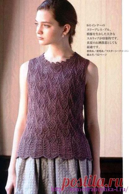 Сиреневый топ - САМОБРАНОЧКА рукодельницам, мастерицам