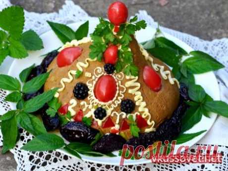 Торт из говяжьей печени