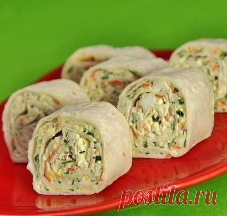 Вкусные начинки для рулета из лаваша