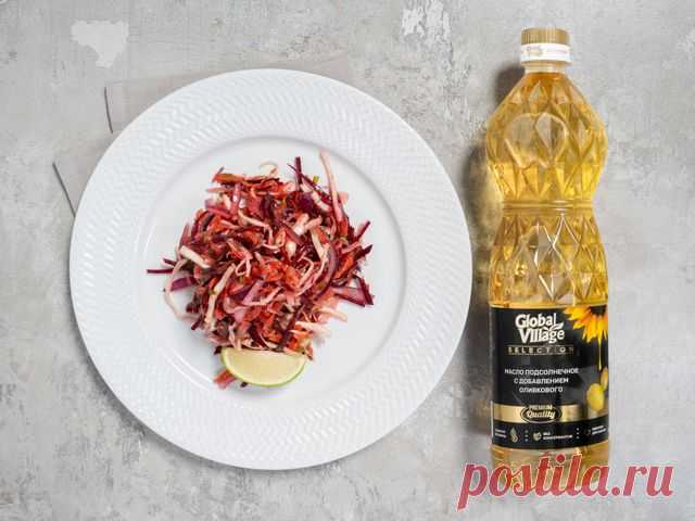 Салат с морковью, капустой и свеклой – пошаговый рецепт приготовления с фото