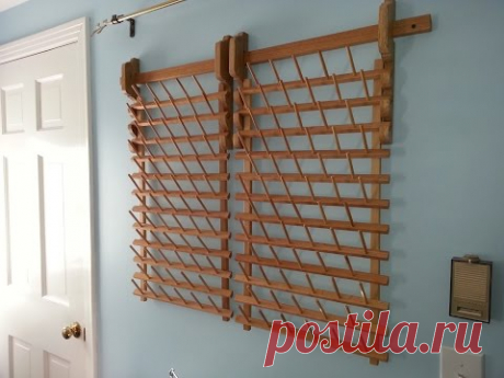 Building a Custom Wall Mount for a Thread Rack - YouTube