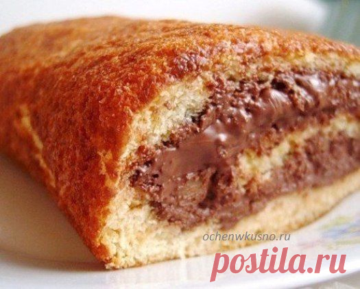 Рулет «5-минутка» на сгущенке | ГОТОВИМ ВКУСНО И ПО-ДОМАШНЕМУ
