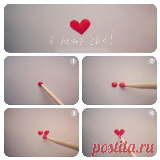 Сердечко для маникюра