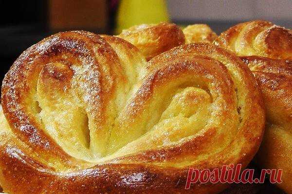 Вкусные домашние сахарные плюшки