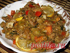 Свинина с баклажанами - рецепт с фото