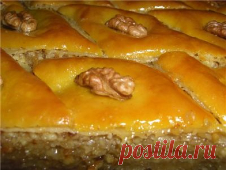 Пахлава с орехами : Выпечка сладкая