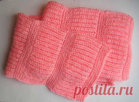 Детский двухсторонний шарф