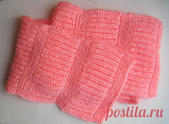 Детский двухсторонний шарф