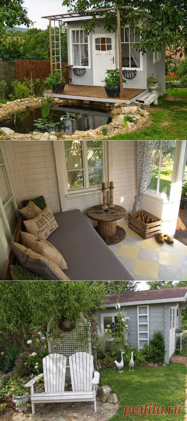 Декор дома и садового дворика morkusovic. Чехия