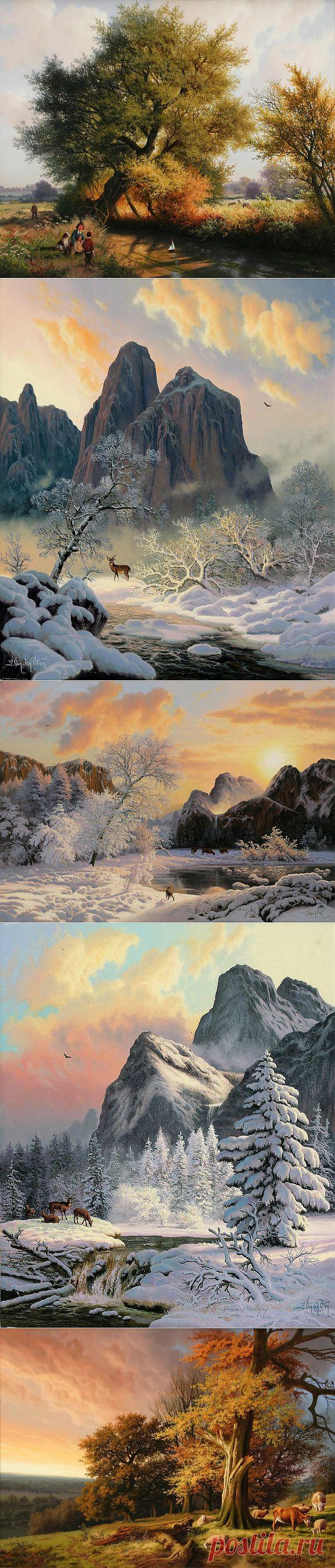 Художник пейзажей Даниэль ван дер Путтен.