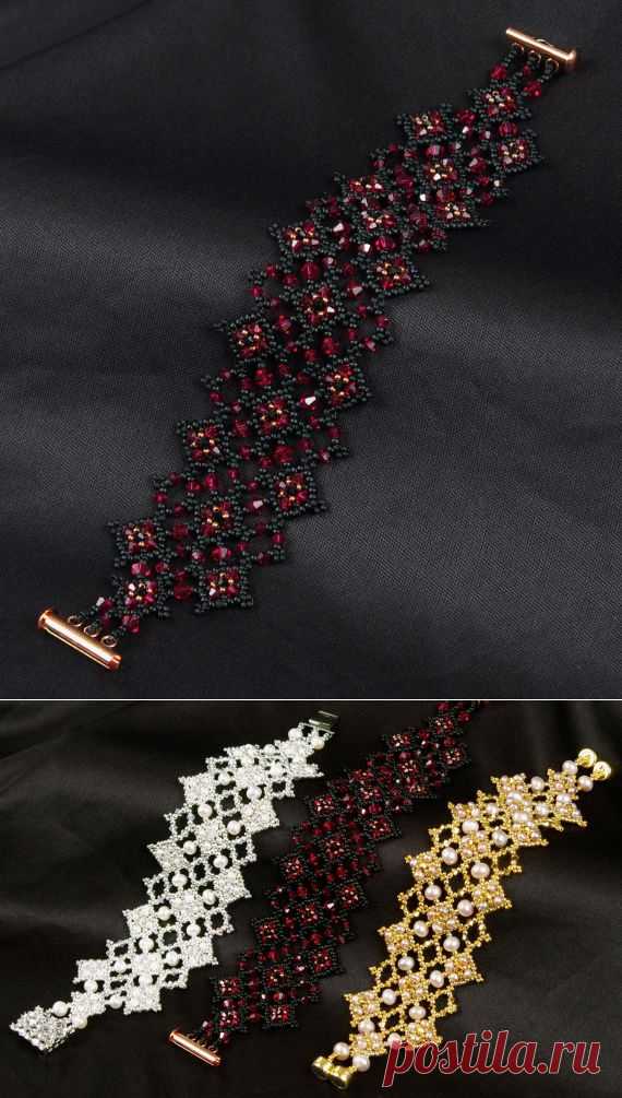 Bracelet Tutorial Diamonds Are Forever от NEDbeads на Etsy