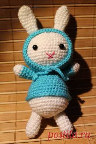 Заяц в капюшоне схема вязания | Амигурумик