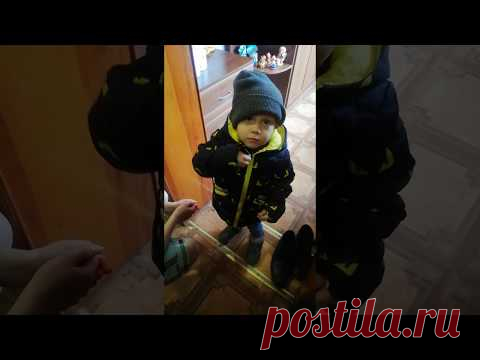Видео бомба! Даже Вы до такого не додумались бы! Как мой Сын в Детский Сад за братом собирался.