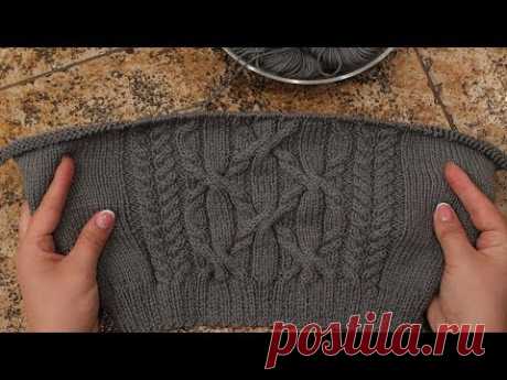 Узор для жилета спицами | Knitting pattern for vest