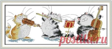 Кошки скрыть в чашках узоры считает Печать на холсте 11CT 14CT Набор для вышивки крестом Набор для рукоделия картина для вышивки концерта|Упаковка| | АлиЭкспресс