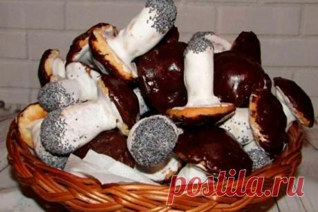 Печенье Грибочки — вкусное лакомство из детства