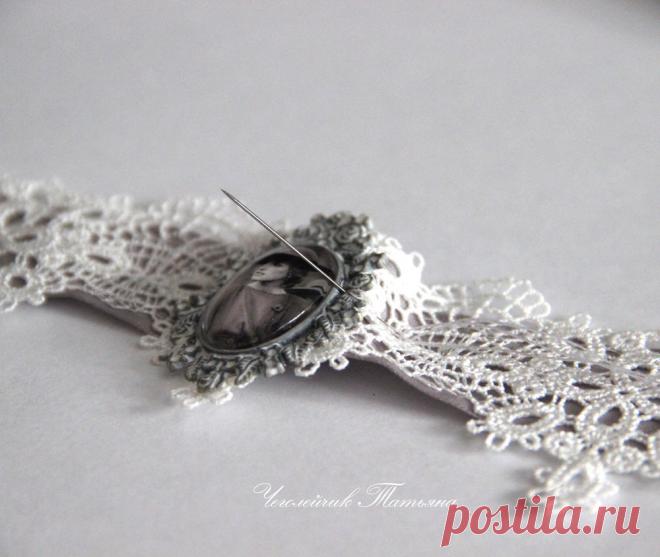 Делаем нежный чокер с изображением леди Ди - Ярмарка Мастеров - ручная работа, handmade