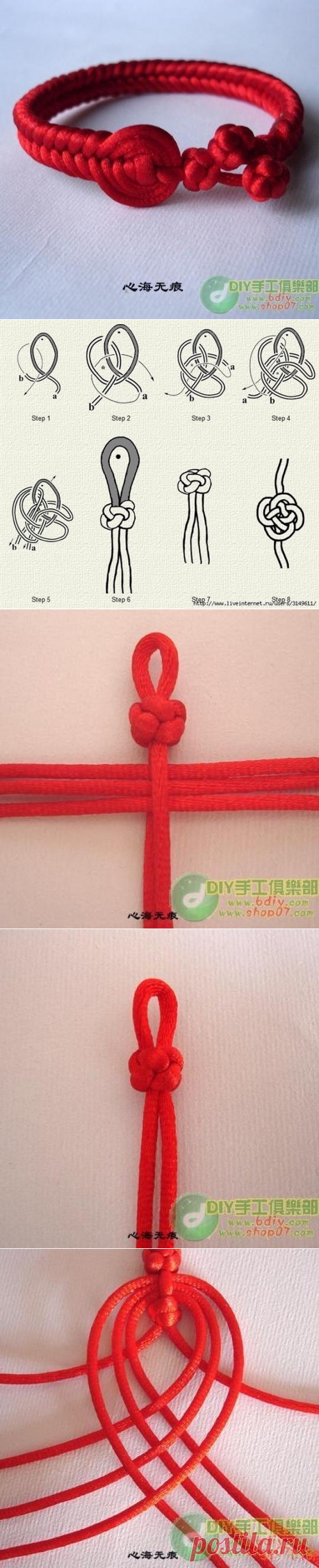 Плетеный браслет