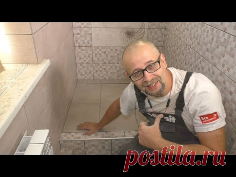 Душевой поддон из плитки. Ошибки монтажа. Тонкости. Нюансы. СТРОИМ ДЛЯ СЕБЯ