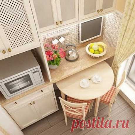 ТОП 10 решений для маленькой кухни