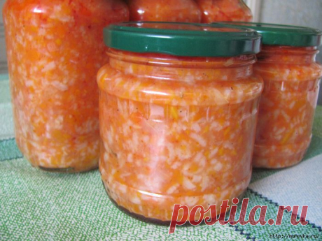 ОЧЕНЬ ВКУСНЫЙ РИСОВЫЙ САЛАТ НА ЗИМУ