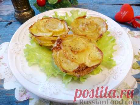 Рецепт: Картофель, запеченный со сливками на RussianFood.com