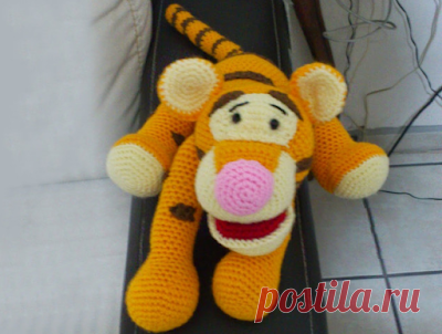 1000 схем амигуруми на русском: Тигра амигуруми