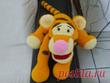 1000 схем амигуруми на русском: Тигра амигуруми