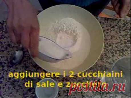 Тесто для итальянской пиццы или impasto per pizza