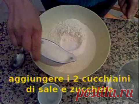 Тесто для итальянской пиццы или impasto per pizza