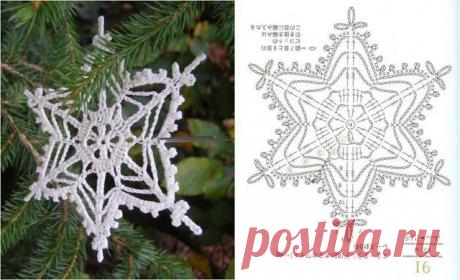 Снежинки + схемы по просьбе